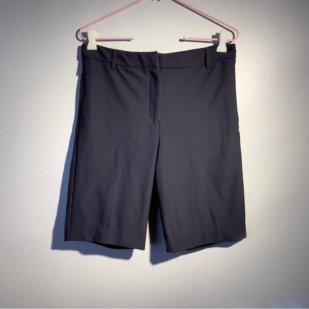 Christian Siriano New York Women’s Bermuda Shorts Navy Size 6 Nylon Spandex